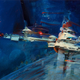 Illustration for article titled The Space Artist Who Perfectly Painted All Our Cosmic Dreams